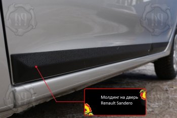 Передний правый молдинг на дверь Русская Артель Renault Sandero  (B8) (2014-2018) дорестайлинг