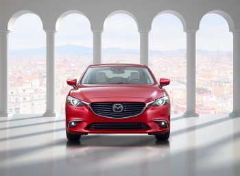 12 999 р. Капот BodyParts Mazda 6 GJ 1 рестайлинг универсал (2015-2018) (Неокрашенный)  с доставкой в г. Белгород. Увеличить фотографию 2
