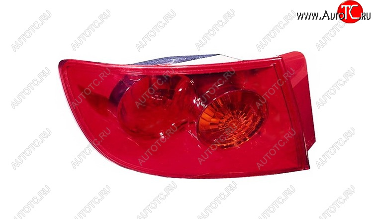 2 169 р. Левый фонарь задний (красный) BodyParts Mazda 3/Axela BK дорестайлинг седан (2003-2006)  с доставкой в г. Белгород