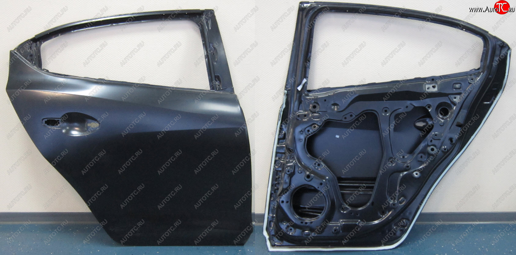 13 599 р. Правая задняя дверь BodyParts Mazda 3/Axela BM рестайлинг седан (2016-2019) (Неокрашенная)  с доставкой в г. Белгород
