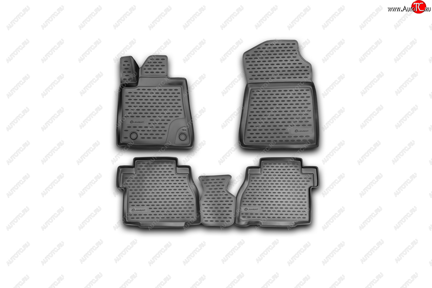 5 999 р. Коврики салона 3D (полиуретан, 4 штуки)  Toyota Tundra  XK50 (2007-2013) дорестайлинг, 1-ый рестайлинг  с доставкой в г. Белгород