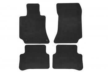 Комплект ковриков в салон (АКПП, чёрные, текстиль) Klever Econom Mercedes-Benz E-Class  W212 (2009-2012) дорестайлинг седан
