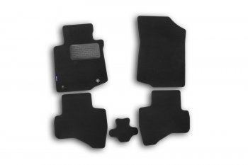 Коврики в салон PEUGEOT 107 3D, 5D 2005-2009, 2009-2012, 2012-2014, хб., 5 шт. (текстиль)  Пежо Autofamily nlt.38.07.11.110kh