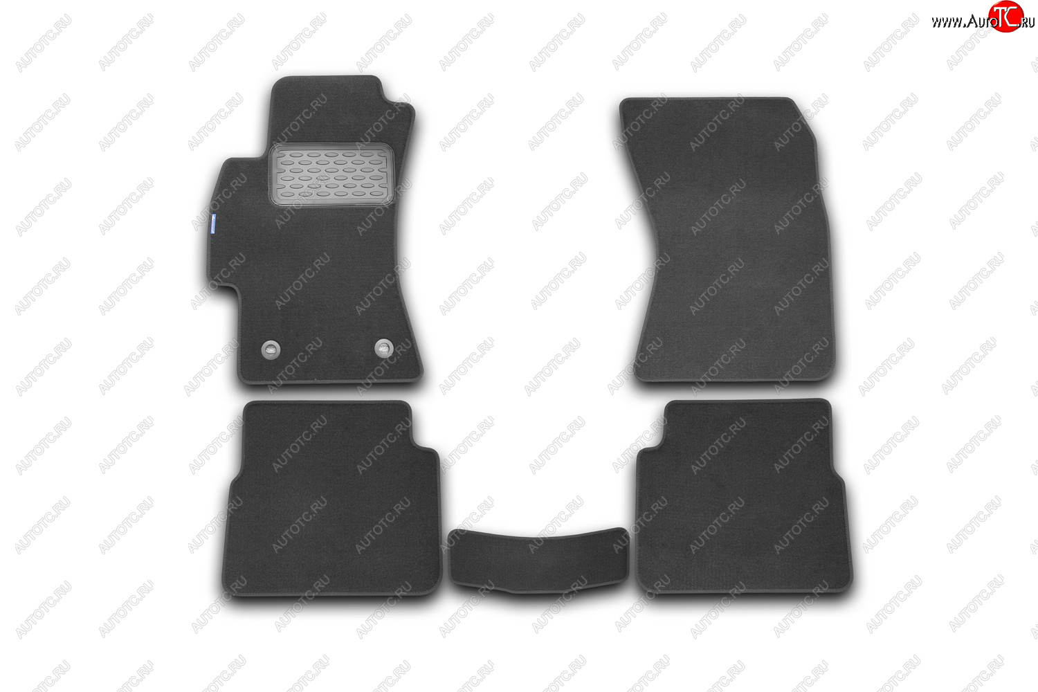 5 499 р. Коврики в салон подходят для SUBARU Impreza 2011-2015, 2015-2016, хб., 5 шт. (текстиль)  Субару Имп Autofamily nlt.46.13.22.110kh  с доставкой в г. Белгород