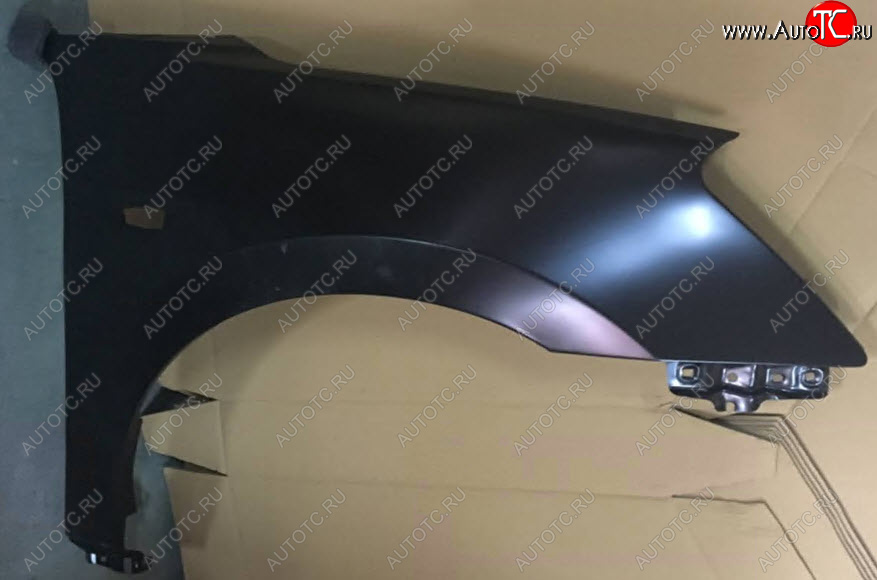 3 589 р. Правое крыло переднее (с отверстием под повторитель поворота) BodyParts Nissan Almera G15 седан (2012-2019) (Неокрашенное)  с доставкой в г. Белгород