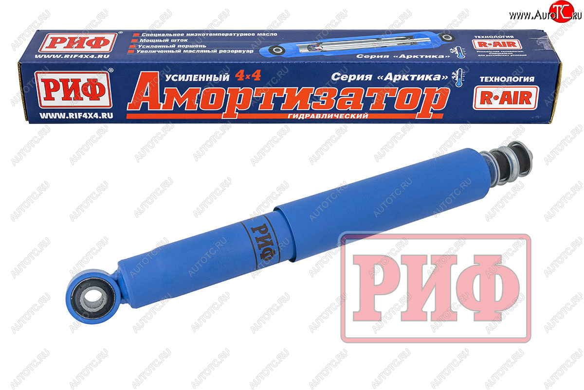 10 029 р. Амортизатор задний (усиленный, лифт +45, LH=RH, масляный) РИФ Арктика Toyota Land Cruiser Prado J120 (2002-2009)  с доставкой в г. Белгород