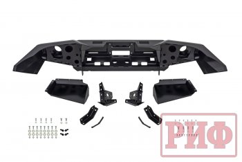 63 579 р. Бампер силовой передний РИФ Toyota Land Cruiser Prado J120 (2002-2009) (c доп. фарами и защитой бачка омывателя)  с доставкой в г. Белгород. Увеличить фотографию 3
