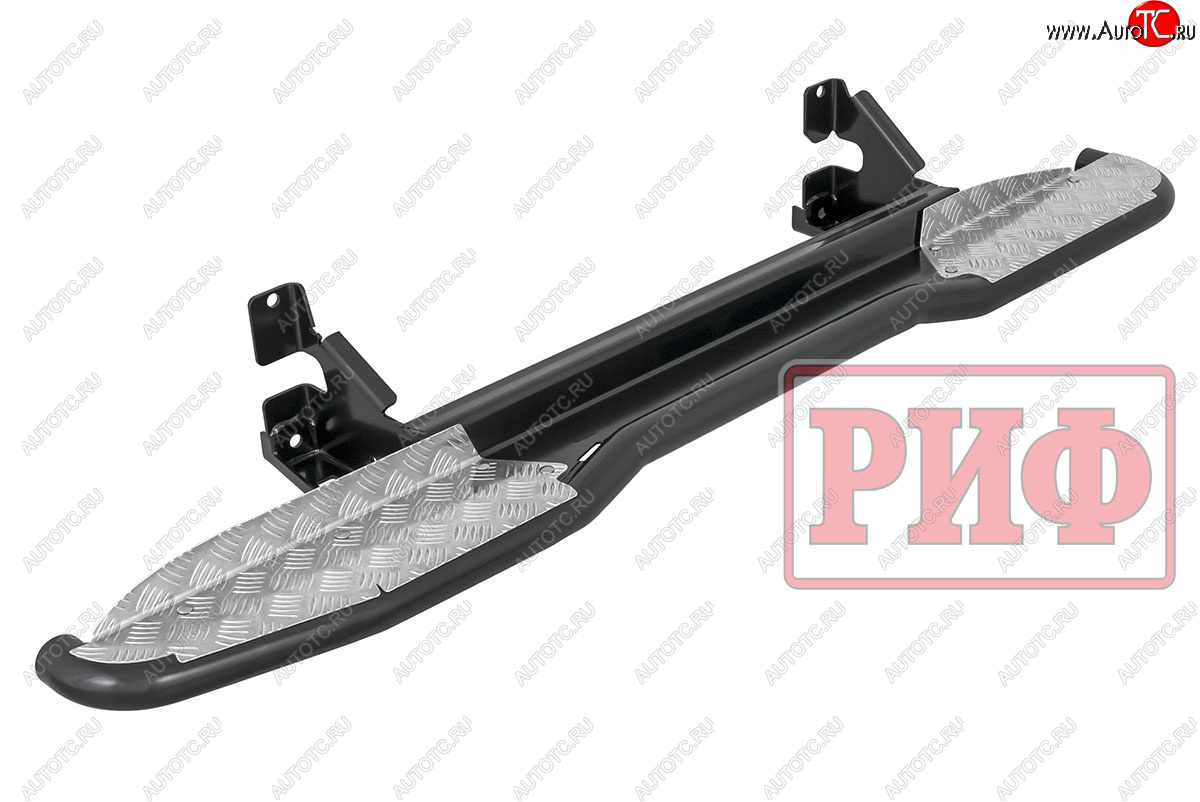 55 029 р. Защита порогов с подножкой РИФ Toyota Land Cruiser Prado J150 дорестайлинг (2009-2013)  с доставкой в г. Белгород