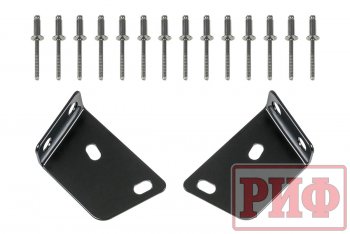 55 029 р. Защита порогов с подножкой РИФ Toyota Land Cruiser Prado J150 дорестайлинг (2009-2013)  с доставкой в г. Белгород. Увеличить фотографию 7