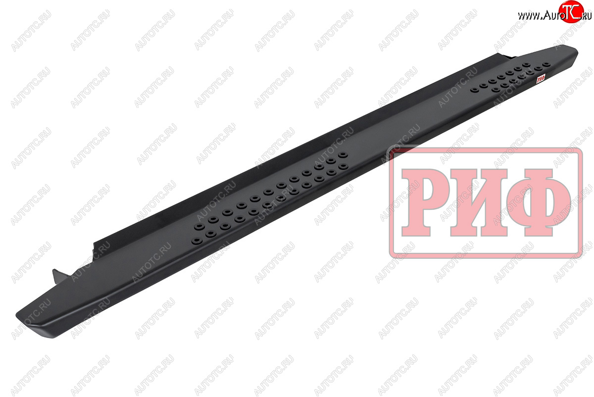 55 109 р. Защита порогов с подножкой РИФ Mitsubishi Pajero Sport QE дорестайлинг (2015-2021)  с доставкой в г. Белгород