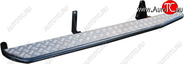 46 989 р. Защита порогов с подножкой РИФ Mitsubishi Pajero Sport PB дорестайлинг (2008-2013)  с доставкой в г. Белгород