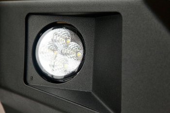 57 919 р. Бампер силовой передний РИФ Jeep Wrangler JK 3 дв. дорестайлинг (2006-2010) (с доп. фарами, без защитной дуги)  с доставкой в г. Белгород. Увеличить фотографию 3