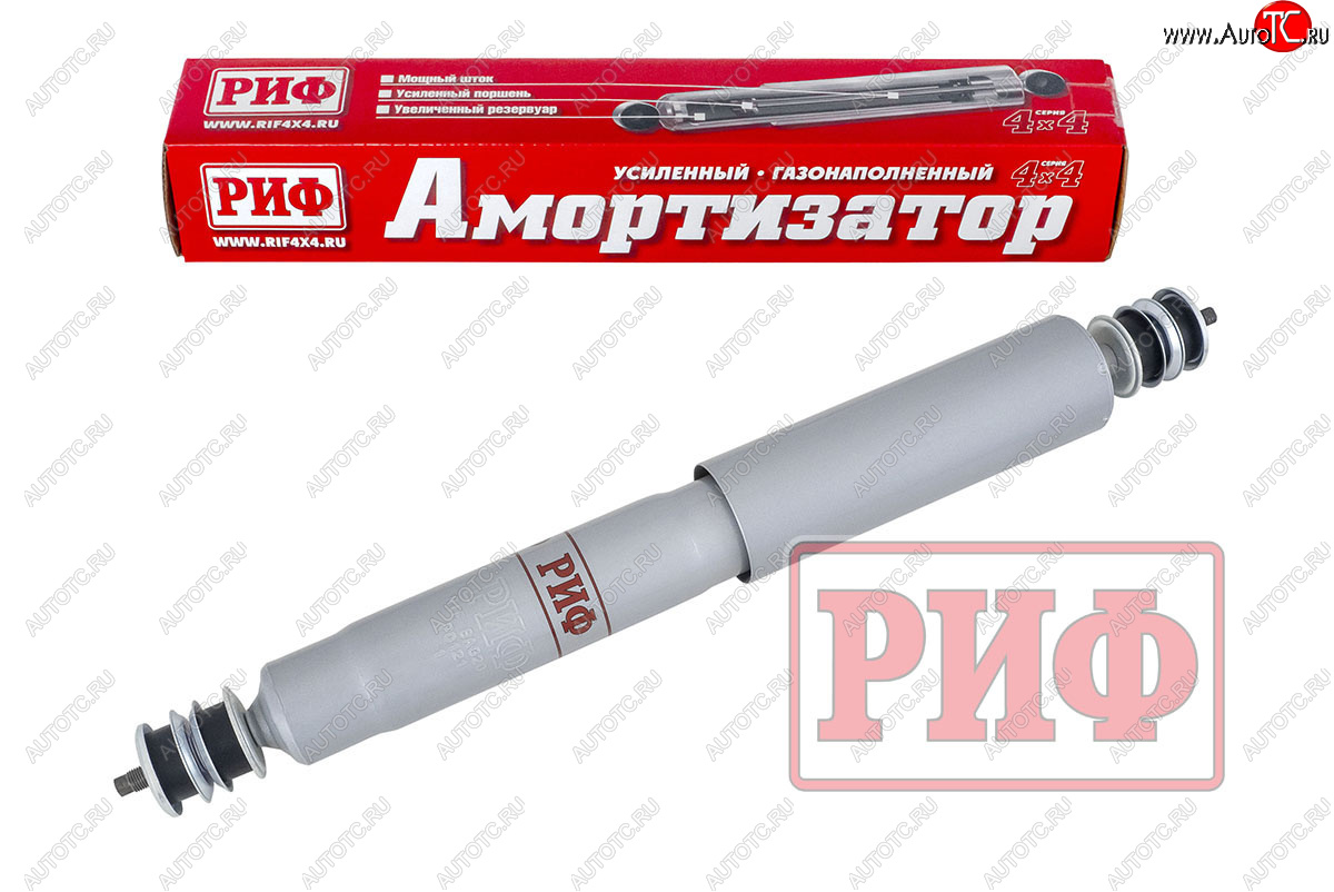6 019 р. Амортизатор передний (усиленный, лифт +100, LH=RH, газовый) РИФ Nissan Patrol 5 Y61 2-ой рестайлинг (2004-2010)  с доставкой в г. Белгород