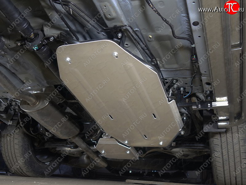 11 249 р. Защита бака (алюминий) TCC Honda CR-V RW,RT дорестайлинг (2016-2020)  с доставкой в г. Белгород