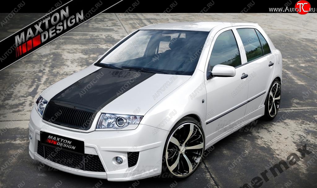 16 699 р. Пороги накладки Maxton Skoda Fabia Mk1 седан рестайлинг (2004-2008)  с доставкой в г. Белгород