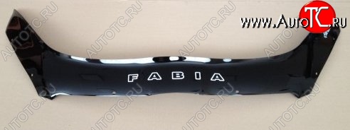 999 р. Дефлектор капота (рестайлинг) Russtal Skoda Fabia Mk2 универсал дорестайлинг (2007-2010)  с доставкой в г. Белгород