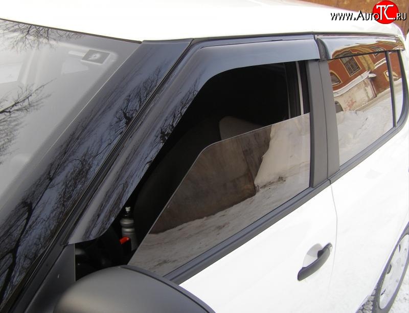 3 269 р. Дефлекторы окон (ветровики) Novline 4 шт. Skoda Fabia Mk2 хэтчбэк дорестайлинг (2007-2010)  с доставкой в г. Белгород