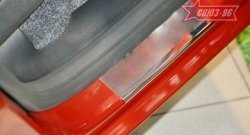 2 294 р. Накладки на внутренние пороги Souz-96 Skoda Fabia Mk2 универсал дорестайлинг (2007-2010)  с доставкой в г. Белгород. Увеличить фотографию 2