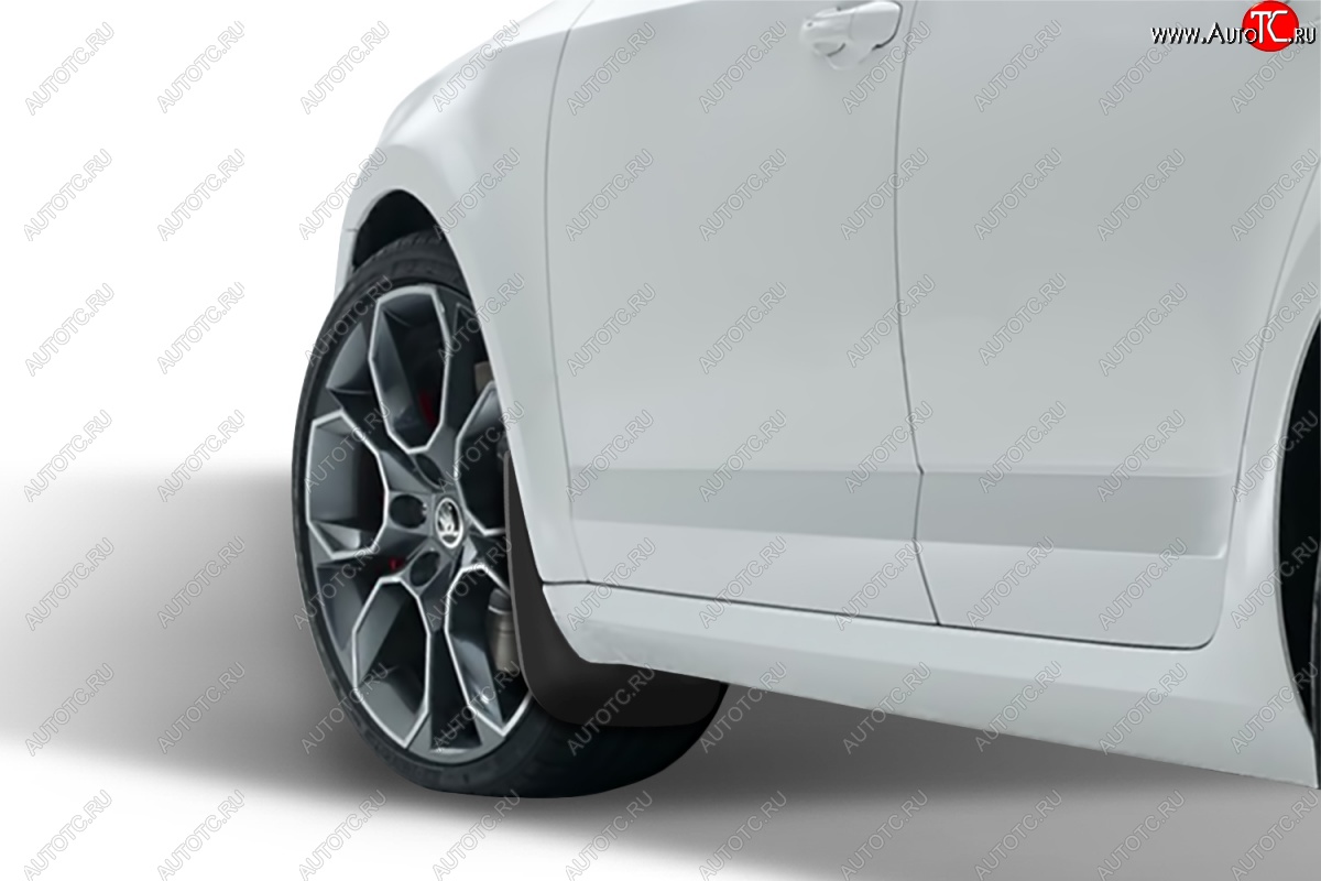 4 799 р. Брызговики Frosch  Skoda Octavia  A7 (2012-2017) дорестайлинг лифтбэк, дорестайлинг универсал (Передние)  с доставкой в г. Белгород