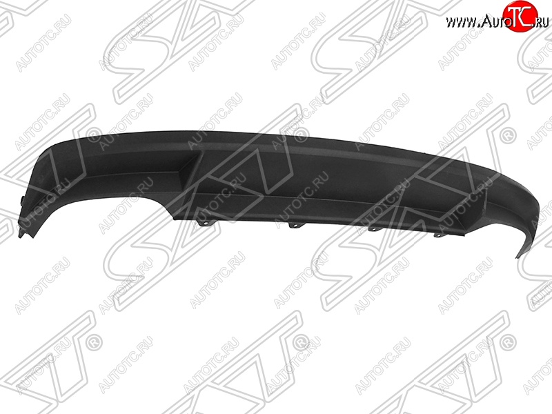 859 р. Накладка на задний бампер SAT  Skoda Octavia  A7 (2012-2017) дорестайлинг лифтбэк, дорестайлинг универсал (Неокрашенная)  с доставкой в г. Белгород