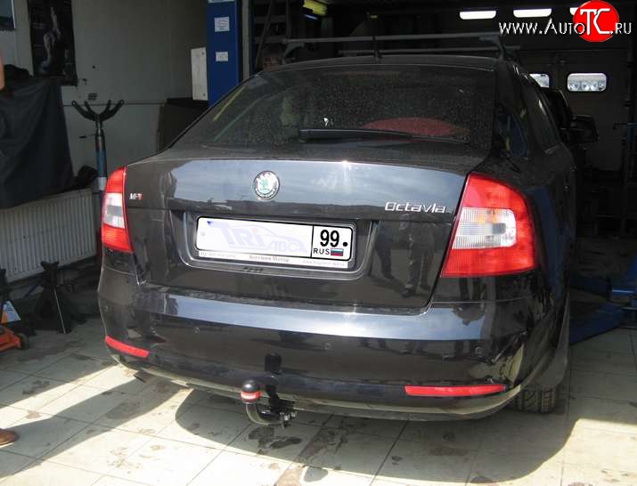 13 949 р. Фаркоп NovLine Skoda Octavia A7 дорестайлинг лифтбэк (2012-2017)  с доставкой в г. Белгород