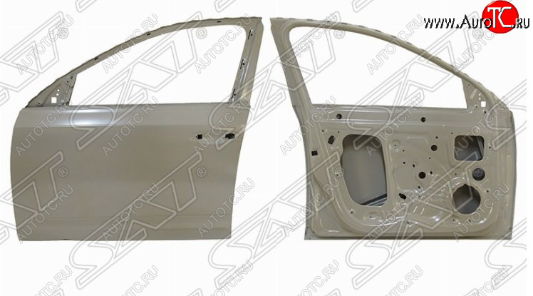 12 299 р. Дверь передняя SAT  Skoda Octavia  A7 (2012-2020) дорестайлинг лифтбэк, дорестайлинг универсал, рестайлинг лифтбэк, рестайлинг универсал (Неокрашенная)  с доставкой в г. Белгород