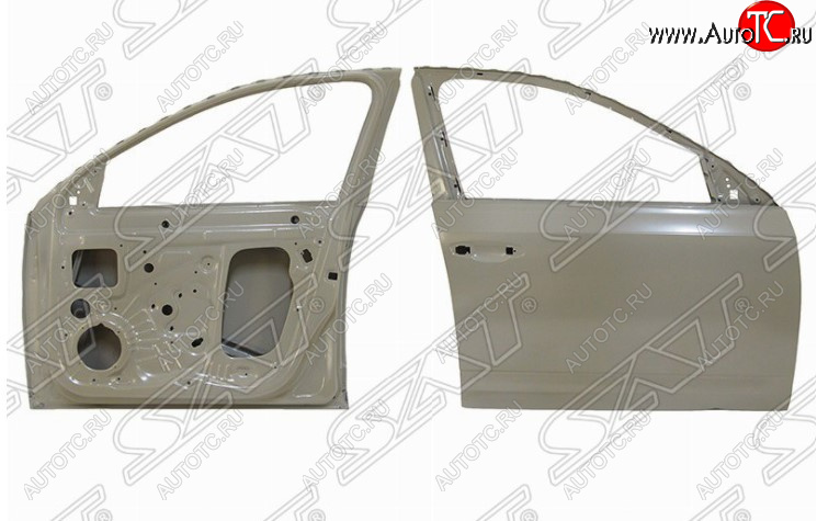 12 299 р. Дверь передняя SAT  Skoda Octavia  A7 (2012-2020) дорестайлинг лифтбэк, дорестайлинг универсал, рестайлинг лифтбэк, рестайлинг универсал (Неокрашенная)  с доставкой в г. Белгород
