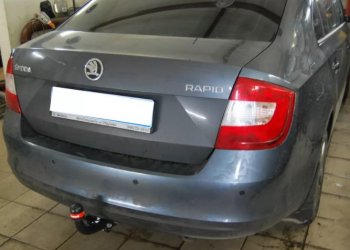 7 999 р. Фаркоп Bosal-Oris Skoda Rapid NH3 дорестайлинг лифтбэк (2012-2017)  с доставкой в г. Белгород. Увеличить фотографию 2