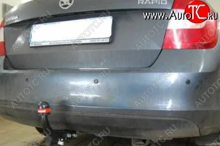 7 999 р. Фаркоп Bosal-Oris Skoda Rapid NH3 дорестайлинг лифтбэк (2012-2017)  с доставкой в г. Белгород