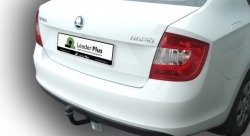 6 349 р. Фаркоп Лидер Плюс. Skoda Rapid NH3 дорестайлинг лифтбэк (2012-2017) (Без электропакета)  с доставкой в г. Белгород. Увеличить фотографию 4