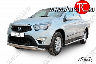 14 579 р. Обвес переднего бампера Arbori SSANGYONG Actyon Sport (2012-2025)  с доставкой в г. Белгород