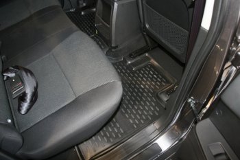 2 589 р. Коврики в салон Element 4 шт. (полиуретан)  SSANGYONG Actyon Sport (2012-2025)  с доставкой в г. Белгород. Увеличить фотографию 4