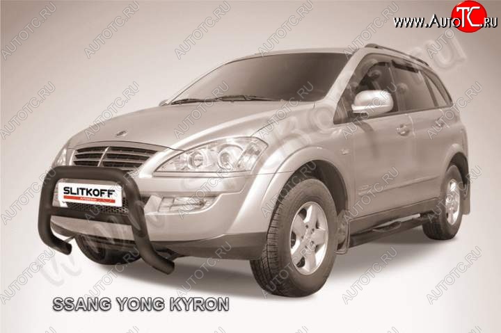 23 599 р. Кенгурятник низкий d76  SSANGYONG Kyron (2005-2007) дорестайлинг (Цвет: серебристый)  с доставкой в г. Белгород
