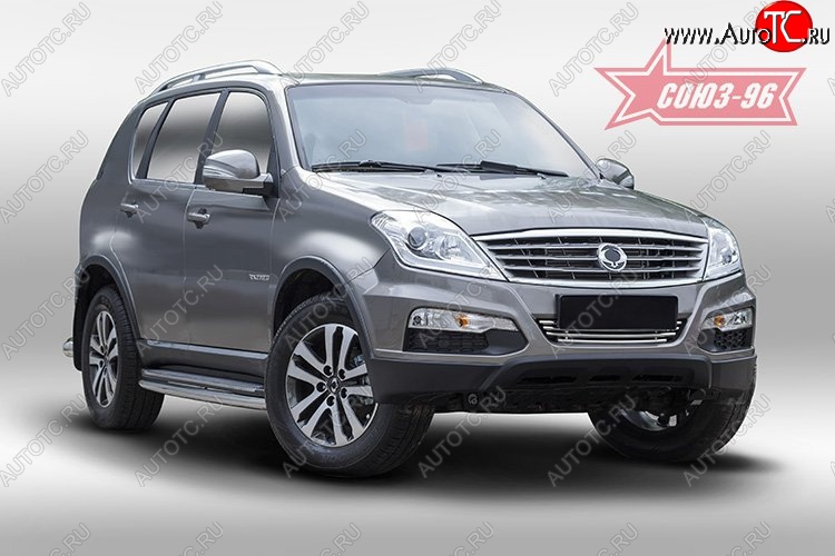 4 679 р. Декоративный элемент воздухозаборника Souz-96 (d16)  SSANGYONG Rexton  Y290 (2012-2017)  с доставкой в г. Белгород
