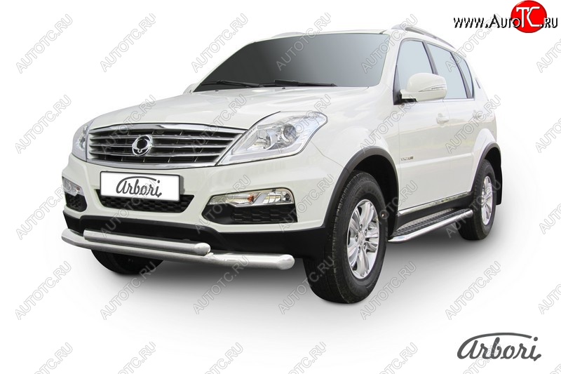 15 749 р. Обвес переднего бампера Arbori  SSANGYONG Rexton  Y290 (2012-2017)  с доставкой в г. Белгород