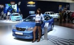 5 949 р. Накладка Street Edition на передний бампер Chevrolet Lacetti седан (2002-2013) (Неокрашенная)  с доставкой в г. Белгород. Увеличить фотографию 3