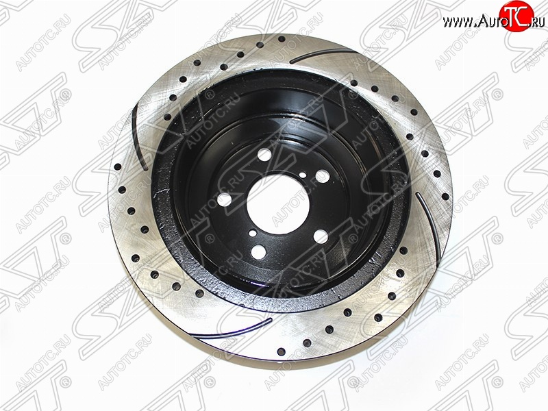 6 499 р. Комплект задних дисков SAT (перфорированые, 290 мм) Subaru Forester SH (2008-2013)  с доставкой в г. Белгород