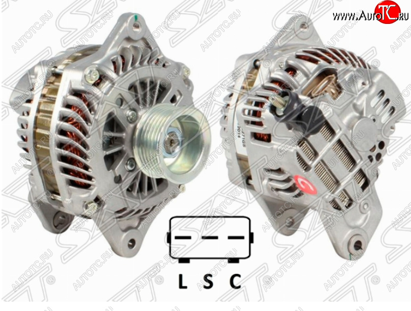 13 549 р. Генератор SAT (12V/110A, / 3.0, EJ30D / EZ30)  Subaru Legacy ( BL/B13,  BL,B13) - Tribeca  с доставкой в г. Белгород