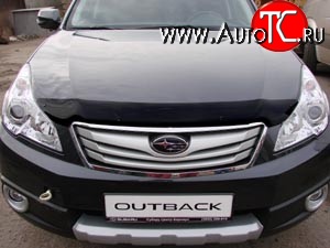 3 069 р. Дефлектор капота NovLine Subaru Legacy BM/B14 дорестайлинг седан (2009-2013)  с доставкой в г. Белгород