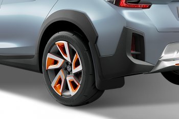 4 799 р. Брызговики задние Frosch Subaru XV GP/G33 дорестайлинг (2012-2016)  с доставкой в г. Белгород. Увеличить фотографию 2