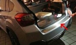 5 349 р. Защитная накладка на задний бампер СТ Subaru XV GP/G33 дорестайлинг (2012-2016)  с доставкой в г. Белгород. Увеличить фотографию 2