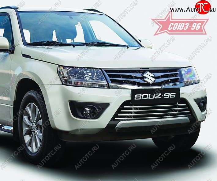 4 949 р. Декоративный элемент воздухозаборника Souz-96 (d16) Suzuki Grand Vitara JT 5 дверей 2-ой рестайлинг (2012-2016)  с доставкой в г. Белгород