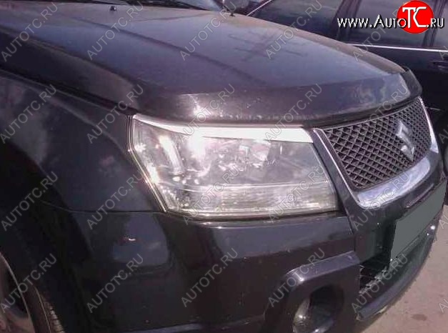 1 649 р. Реснички на фары CT Suzuki Grand Vitara JT 3 двери дорестайлинг (2005-2008) (Неокрашенные)  с доставкой в г. Белгород