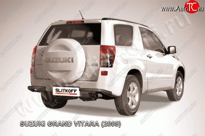 4 999 р. Уголки d57 Suzuki Grand Vitara JT 3 двери дорестайлинг (2005-2008) (Цвет: серебристый)  с доставкой в г. Белгород