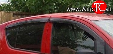 999 р. Комплект дефлекторов окон (ветровиков) 4 шт. Russtal Suzuki Splash (2008-2015)  с доставкой в г. Белгород