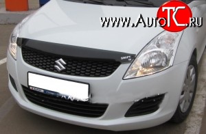 959 р. Дефлектор капота NovLine  Suzuki Swift  ZC72S (2010-2016) дорестайлинг, хэтчбэк 5 дв., рестайлинг, хэтчбэк 5 дв.  с доставкой в г. Белгород