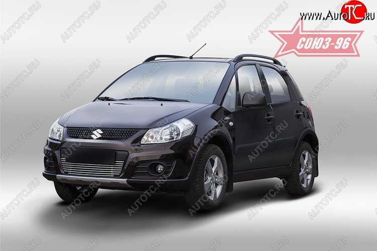 4 589 р. Декоративный элемент воздухозаборника Souz-96 (d10)  Suzuki SX4  JYB, JYA (2013-2016) хэтчбэк дорестайлинг  с доставкой в г. Белгород