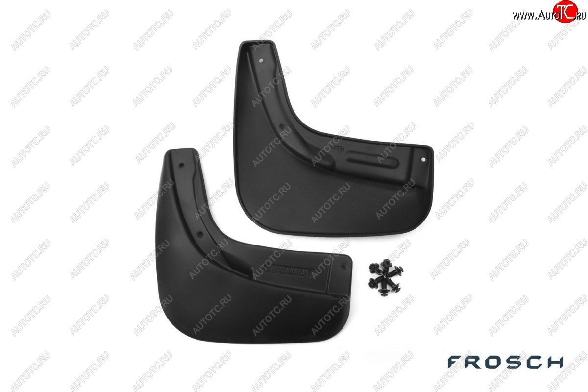 2 699 р. Брызговики Frosch (optimum)  Suzuki SX4  JYB, JYA (2013-2016) хэтчбэк дорестайлинг (Задние)  с доставкой в г. Белгород