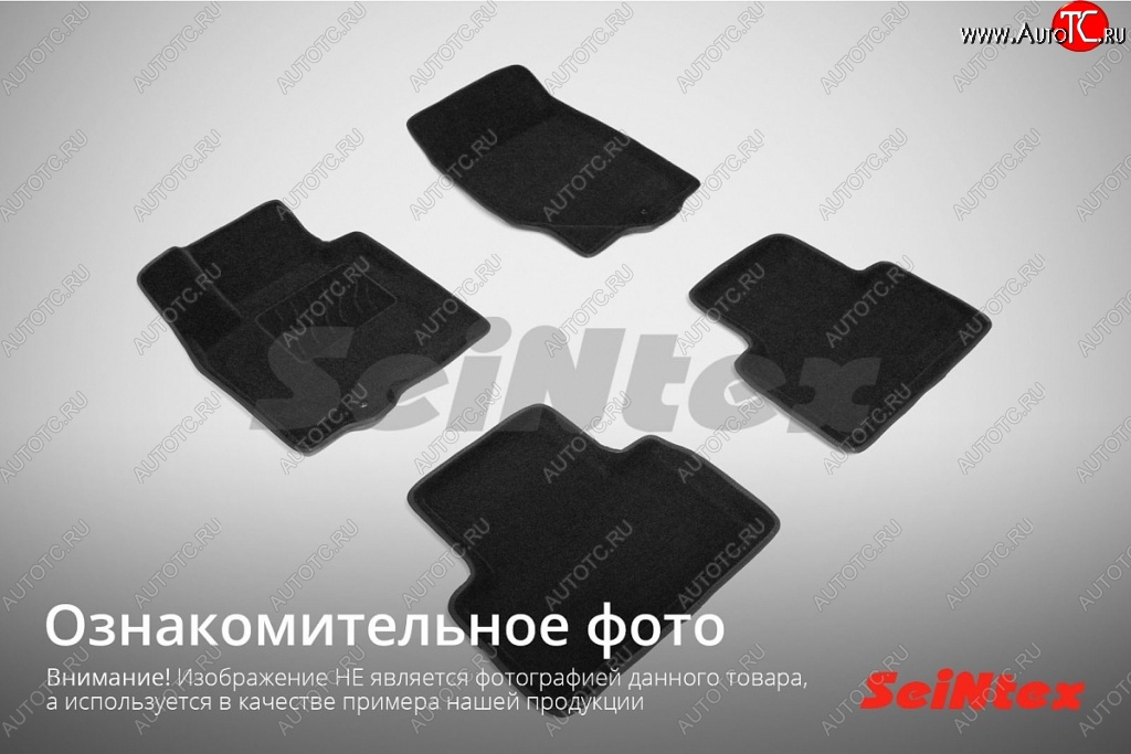 5 449 р. Износостойкие коврики в салон 3D SUZUKI SX4 II черные (компл) Suzuki SX4 JYB, JYA хэтчбэк дорестайлинг (2013-2016)  с доставкой в г. Белгород