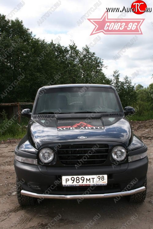 10 844 р. Защита переднего бампера одинарная Souz-96 (d60) ТАГАЗ Tager 5d (2008-2012)  с доставкой в г. Белгород